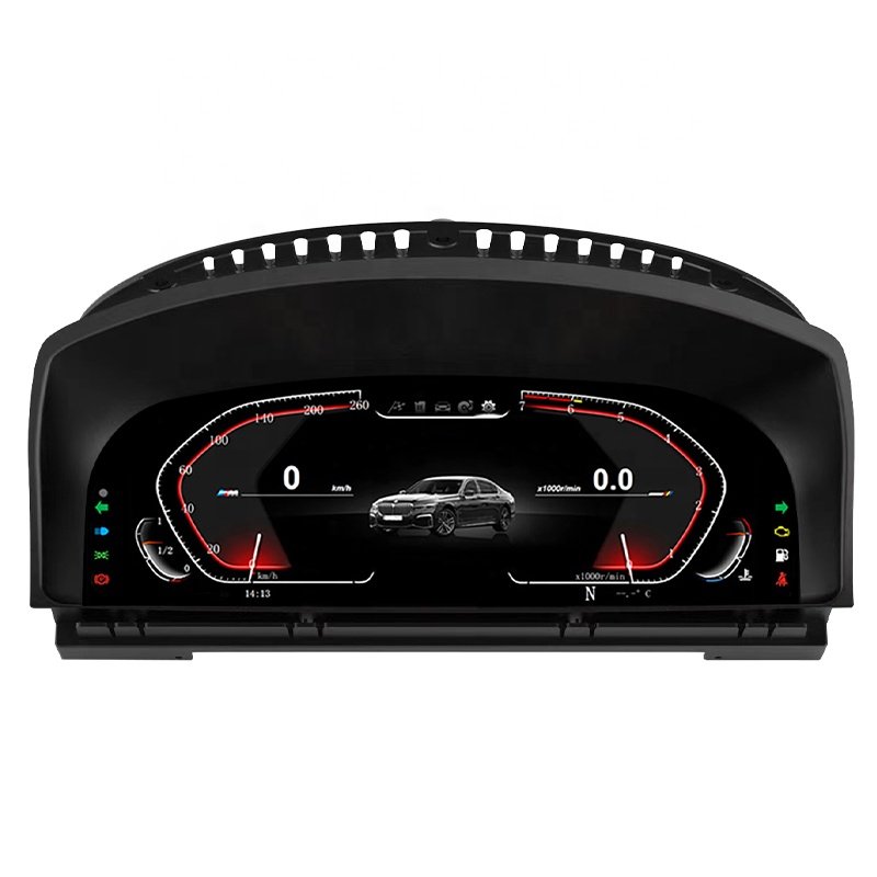 Linux System Auto Meter 12.3'' Car Speedometer Car Digital Instrument Cluster for BMW 7 Series F01 F03 F04 F02 2009 2016
