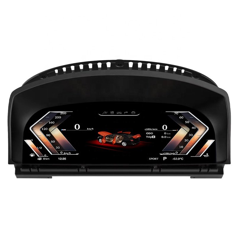Linux System Auto Meter 12.3'' Car Speedometer Car Digital Instrument Cluster for BMW 7 Series F01 F03 F04 F02 2009 2016