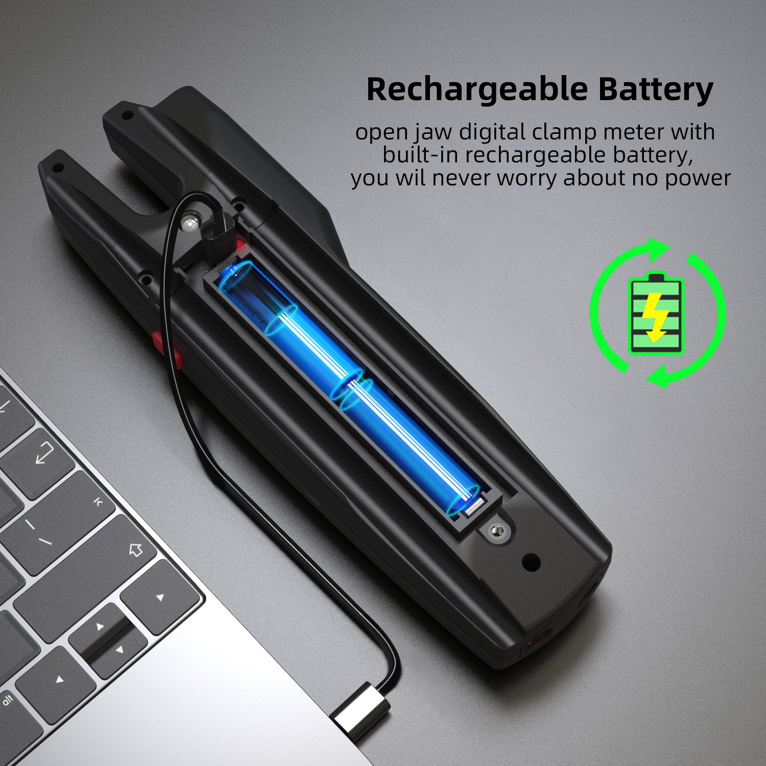 Bside U6X Pocket Clamp Tester Auto Smart Digital Bench Type Top Multimeter