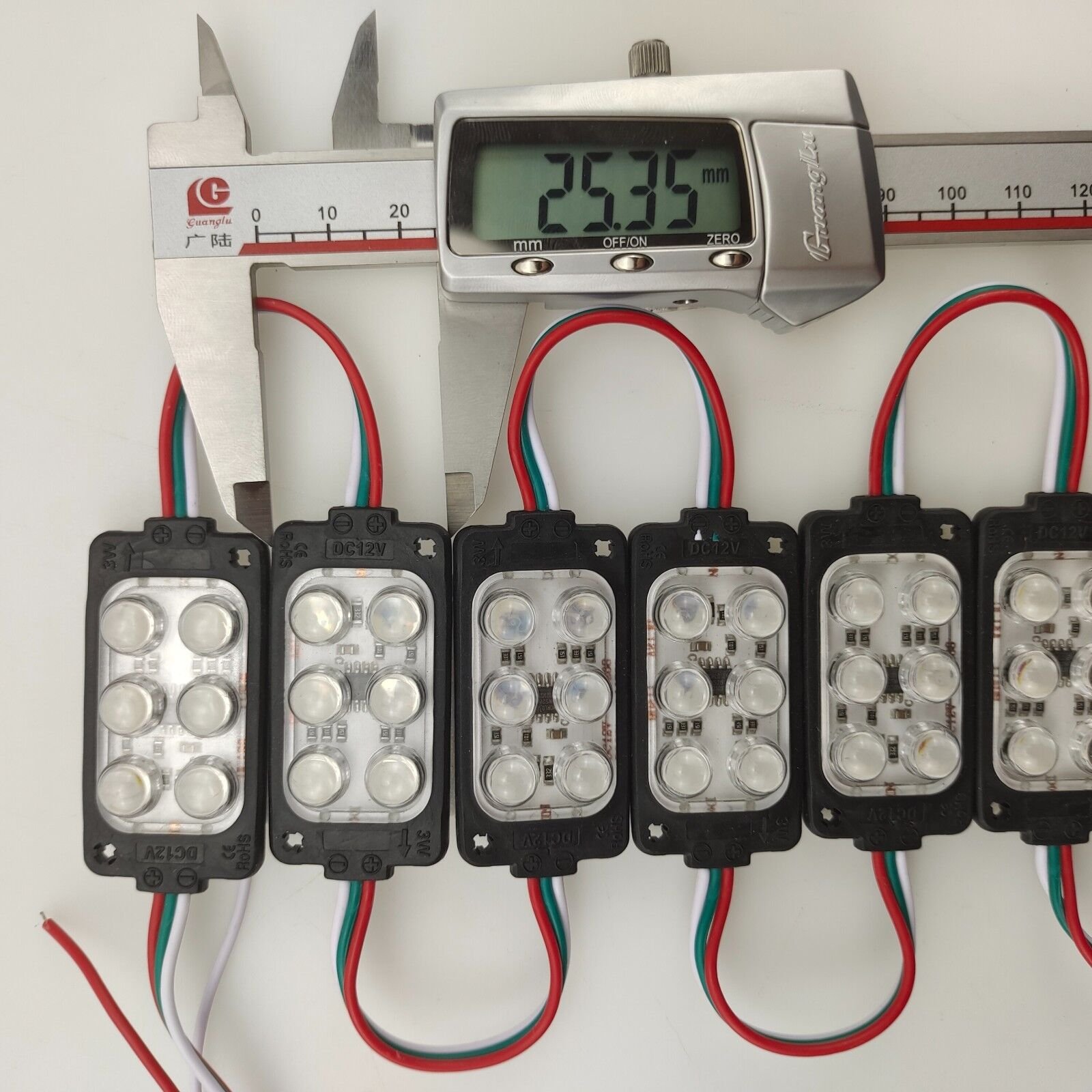 Wholesale 12V 5025 Module 6leds Full Color LED Modules for Advertising Light Box