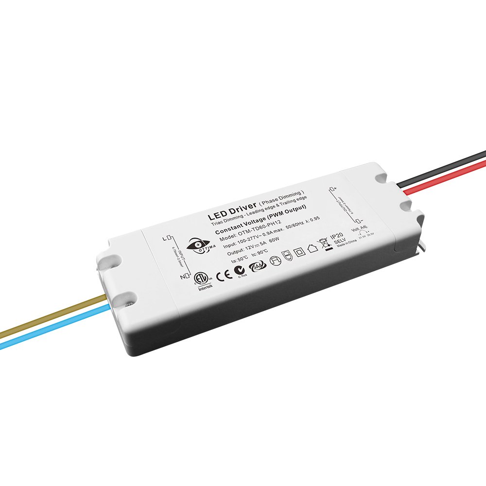 Ottima Triac/Phase Cut Dimmable Constant Voltage 30w Dimmable Led Driver Plastic Case SAA UL 12V LED Driver