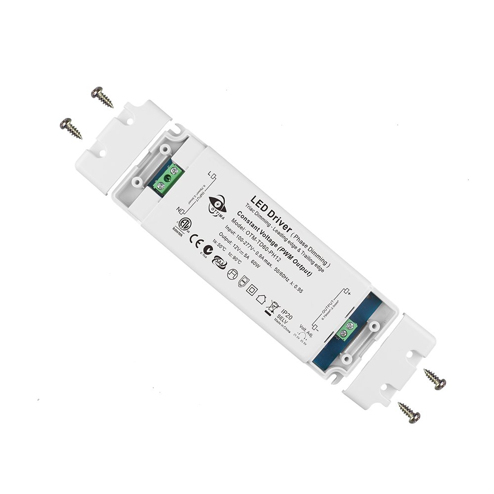 Ottima Triac/Phase Cut Dimmable Constant Voltage 30w Dimmable Led Driver Plastic Case SAA UL 12V LED Driver