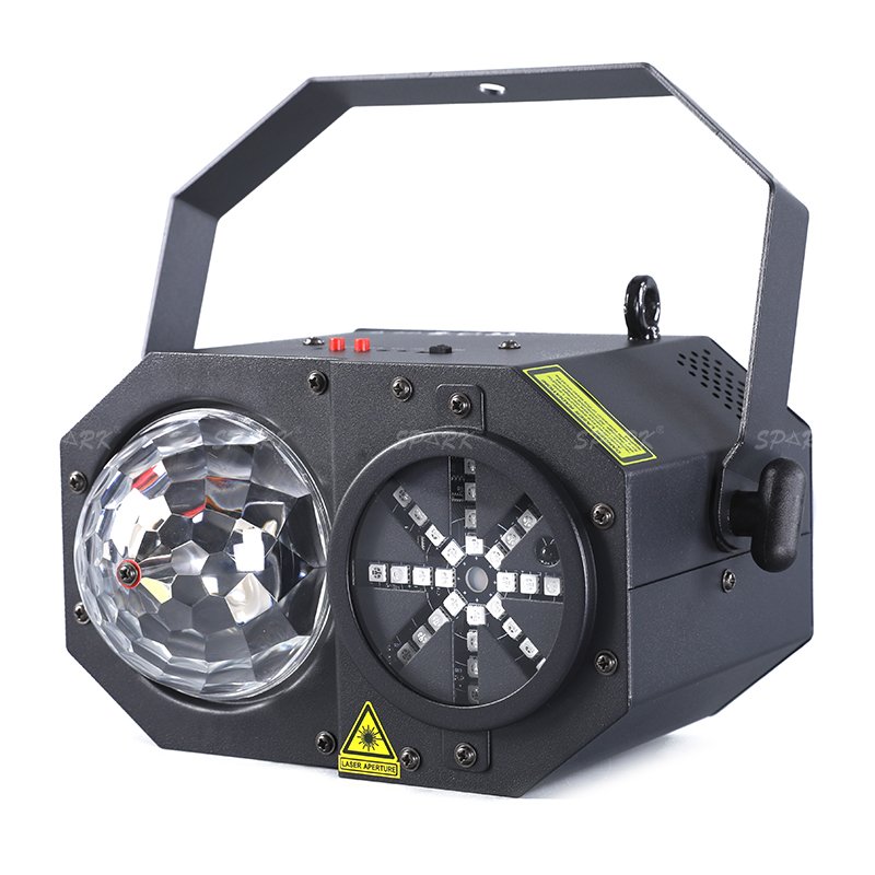 Christmas Mini Stage Light Dj Party Led Lights KTV Effect Strobe Wash Laser Derby Smaller Disco Compact Lighting