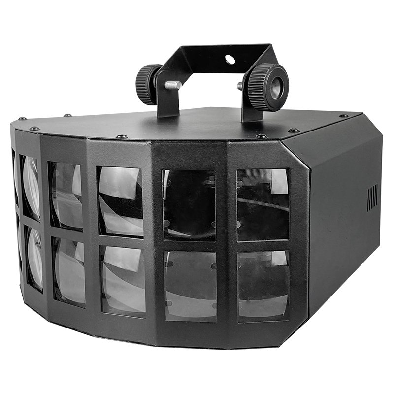 Professional LED Stage Laser Light with Automatic Rotation, Double-layer butterfly Laser Light for Disco and KTV