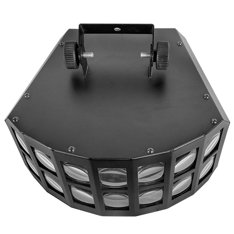 Professional LED Stage Laser Light with Automatic Rotation, Double-layer butterfly Laser Light for Disco and KTV