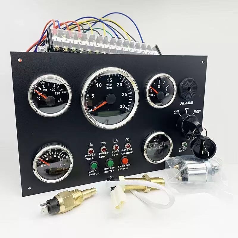 24V Engine Instrument Gauge Meter Panel for Marine Boats
