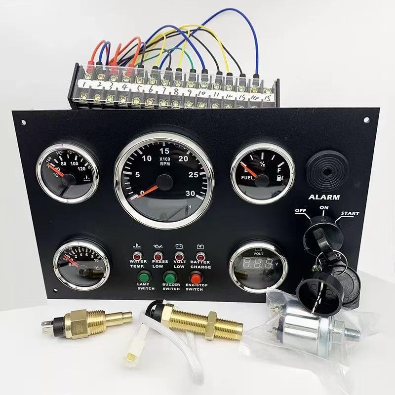 24V Engine Instrument Gauge Meter Panel for Marine Boats