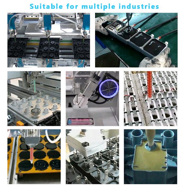 Automatic Epoxy Resin Potting Machine Two-component Coating Mixing Machine 10: 1/ab Glue Filling Machine