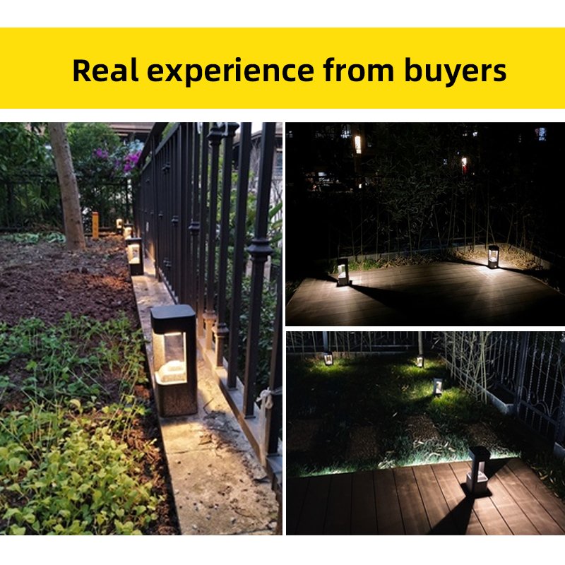 Wholesale 7W Aluminium Villa Landscape Column Lamps European Style IP65 Waterproof Outdoor LED Garden Lamp