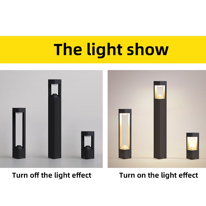Wholesale 7W Aluminium Villa Landscape Column Lamps European Style IP65 Waterproof Outdoor LED Garden Lamp