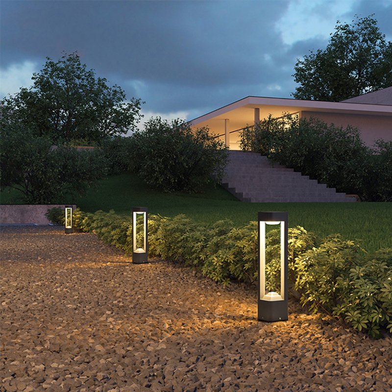 Wholesale 7W Aluminium Villa Landscape Column Lamps European Style IP65 Waterproof Outdoor LED Garden Lamp