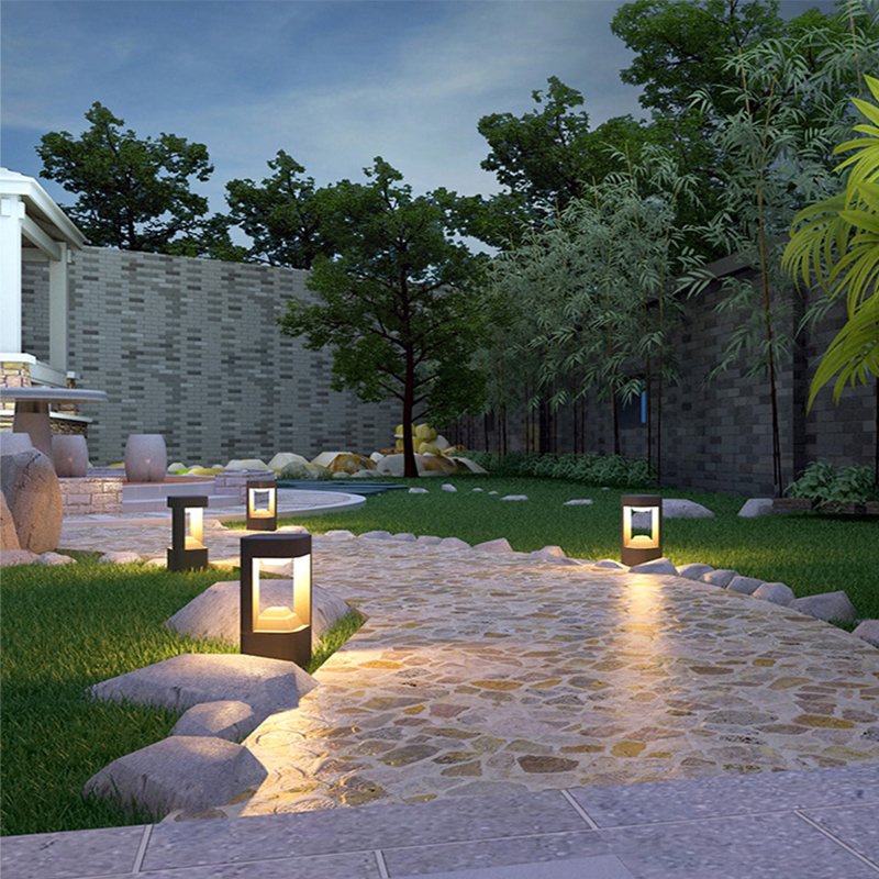 Wholesale 7W Aluminium Villa Landscape Column Lamps European Style IP65 Waterproof Outdoor LED Garden Lamp