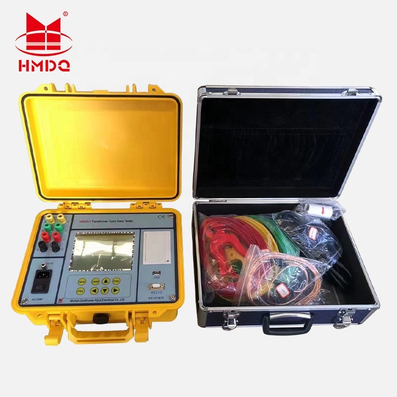 HMDQ Electric Transformer TTR Testing Equipment 3 Phase Transformer Turn Ratio Tester/ Transformer Turns Ratio Meter TTR Meter
