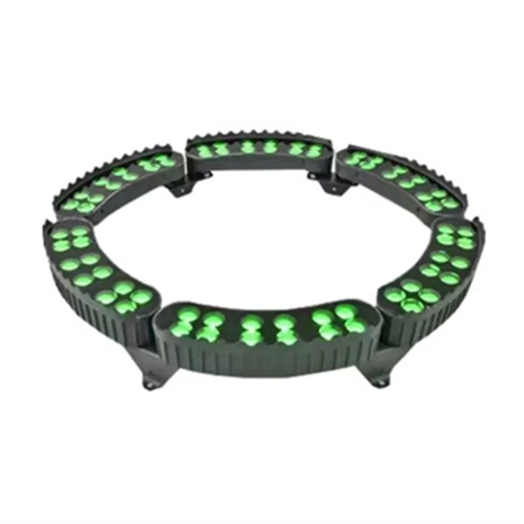 DMX512 72W 48W RGBW Hug Tree Light Outdoor IP65 Waterproof LED Spotlight Aluminum Garden Tree Light Ring Landscape Lighting