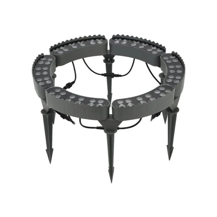 DMX512 72W 48W RGBW Hug Tree Light Outdoor IP65 Waterproof LED Spotlight Aluminum Garden Tree Light Ring Landscape Lighting