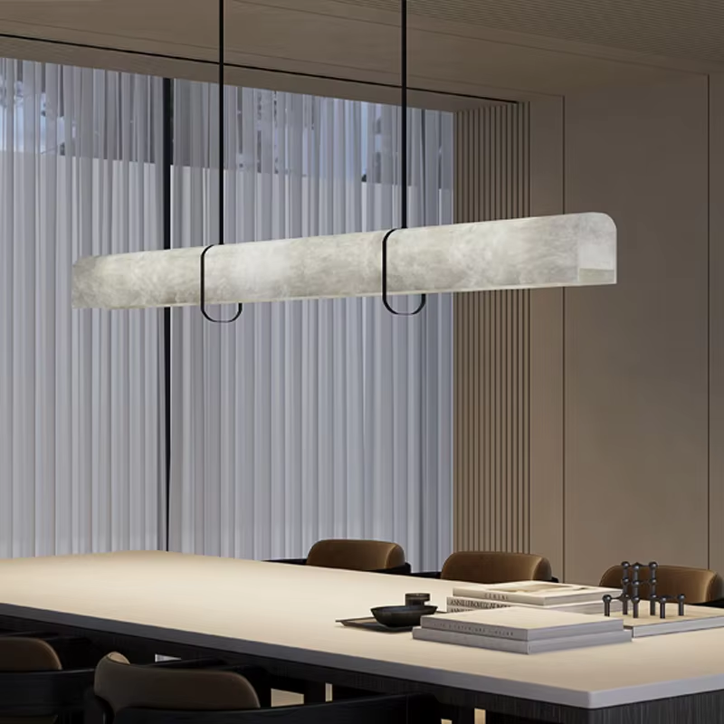 Custom Modern Marble Alabaster Pendant Lmap Indoor Decorative Kitchen Island Dining Room Living Room for Chandelier