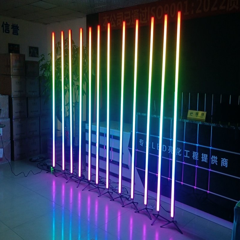 Programmable Full Color Addressable Led Pixel Tube Smd5050 SPI Dmx Digital Pixel Led Linear Rgb Led Aluminum Tube Light bar
