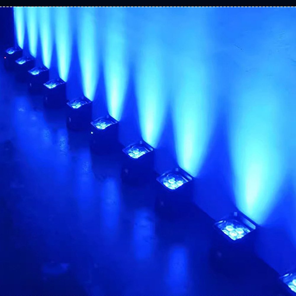 Stage Lighting Wedding 6 18W Wireless Led Battery Lamp Charging Full Color Mobile Phone Remote Control Lamp Intelligent