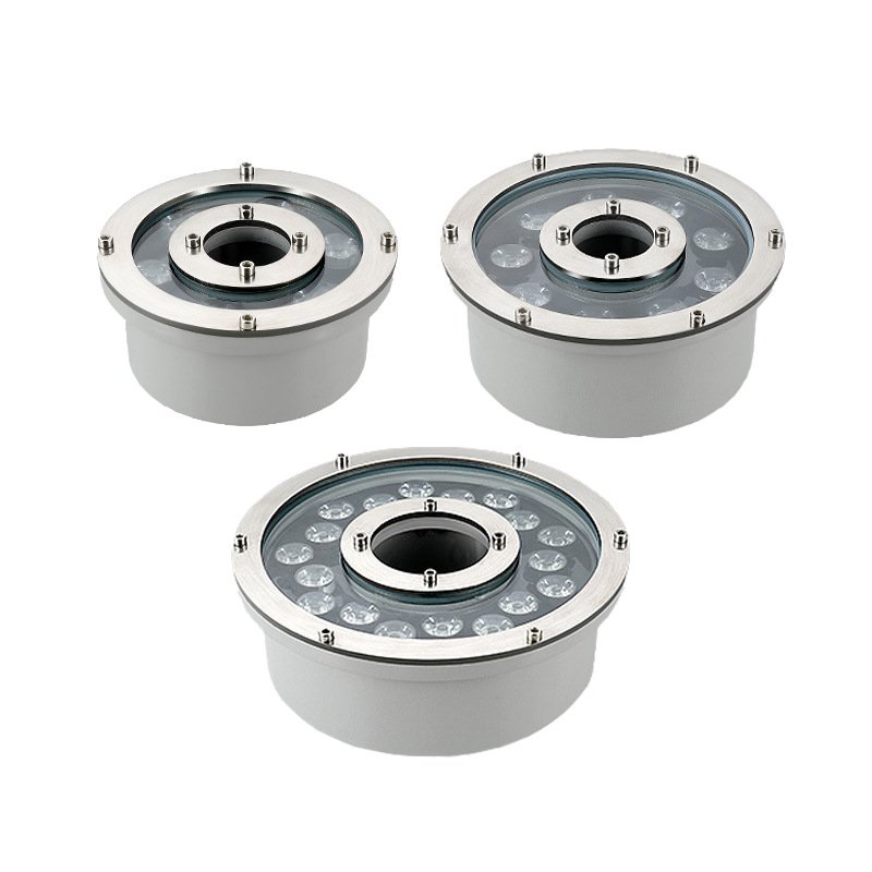 2024 Fashion Led Underwater for Fountain Lights Led Light for Outdoor Water Fountain Stainless Steel Materials 9w