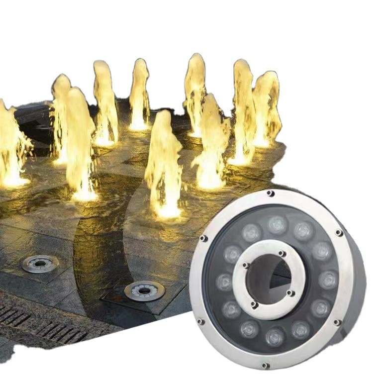 2024 Fashion Led Underwater for Fountain Lights Led Light for Outdoor Water Fountain Stainless Steel Materials 9w