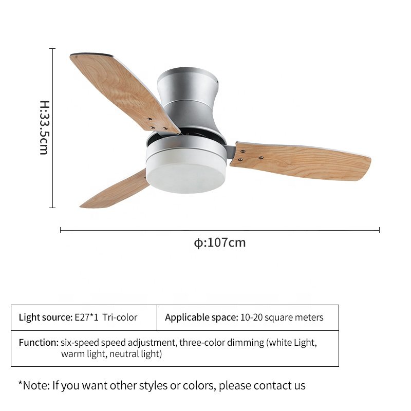 C236 DC 42 Inch Ceiling Fan with Light Kit Remote Control Project Installation Service