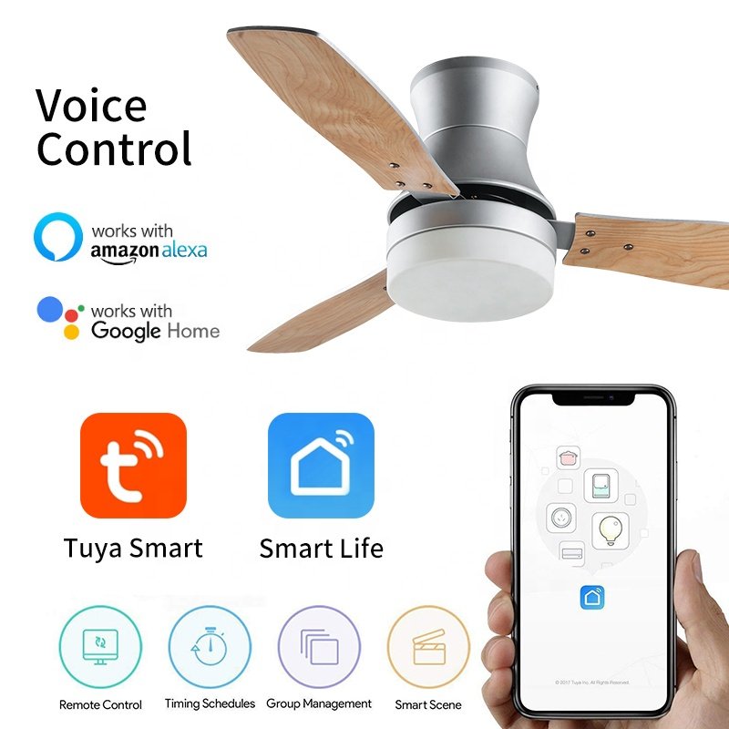 C236 DC 42 Inch Ceiling Fan with Light Kit Remote Control Project Installation Service