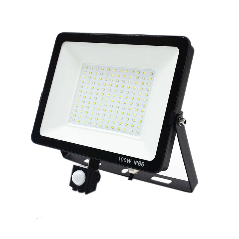 IP66 Waterproof LED Projector Lighting Dusk and Dawn 30W 50W 100W with PIR Motion Sensor Floodlight for Garden RCM SAA CE RoHS