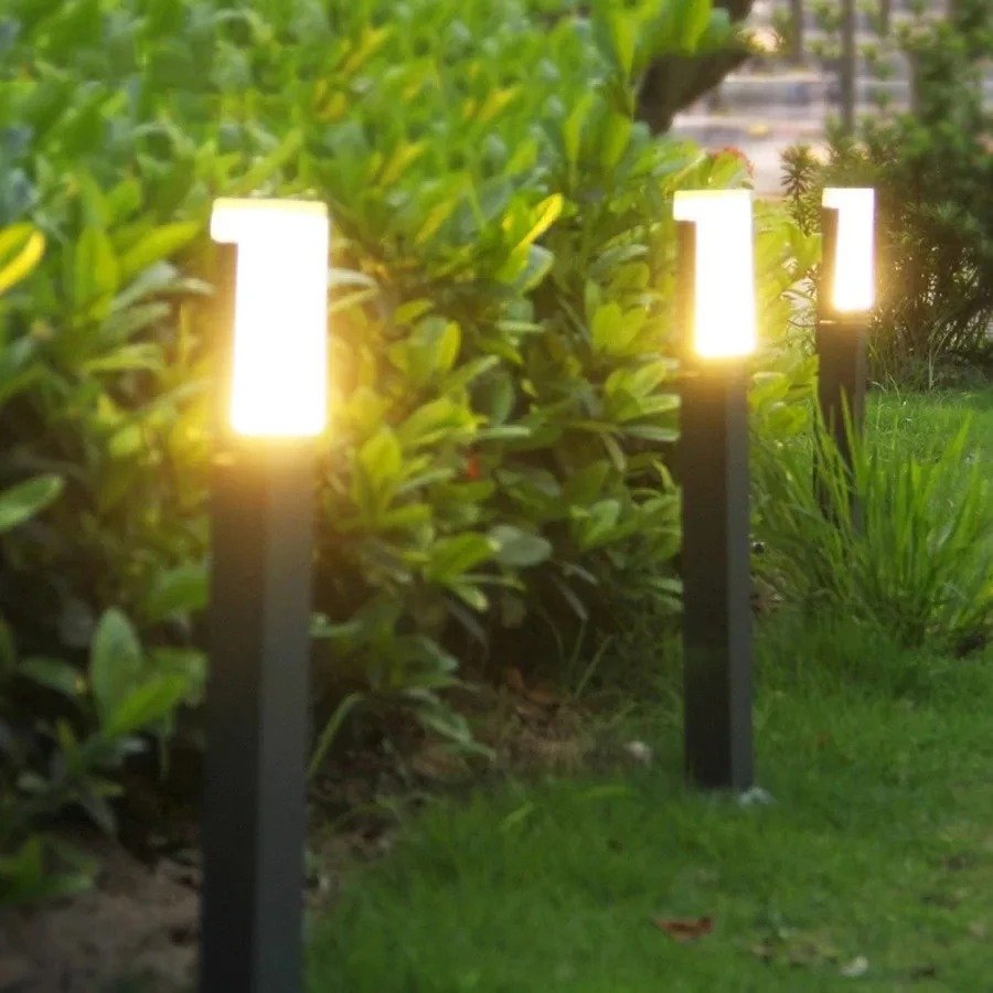 Fashionable and Minimalist Outdoor Lawn Lights with Various Styles, Garden Courtyard LED Channel Lights LED Garden Lights