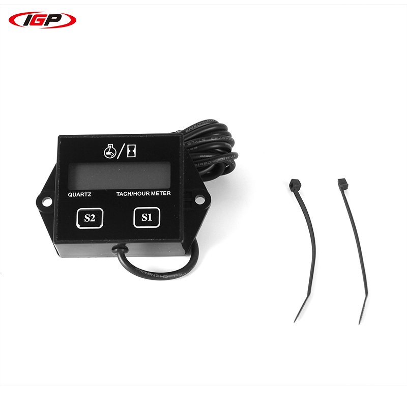 Waterproof Engine RPM Digital Engine Tach Hour Meter Tachometer