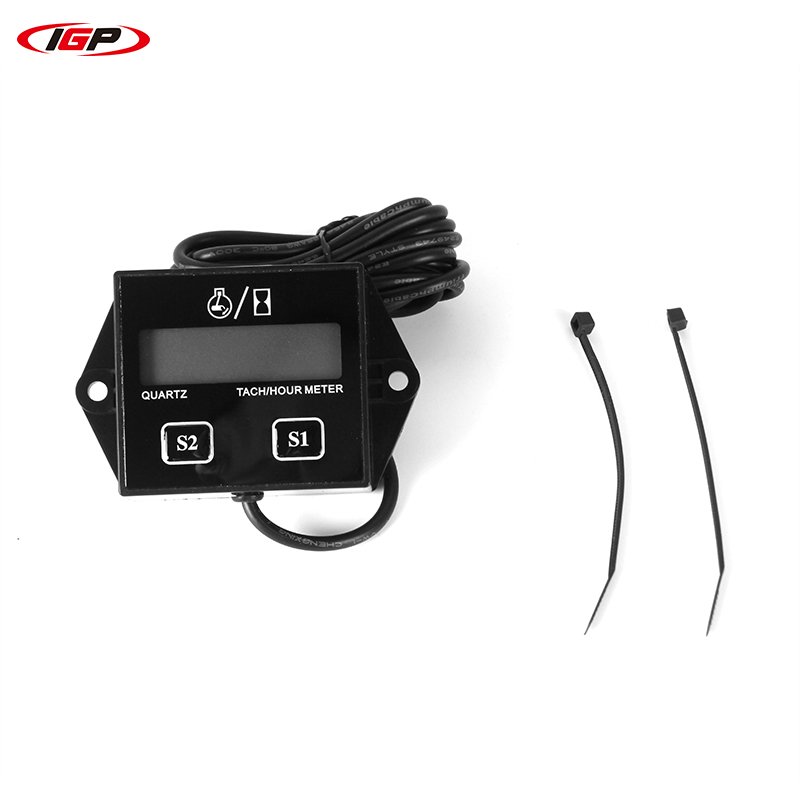 Waterproof Engine RPM Digital Engine Tach Hour Meter Tachometer