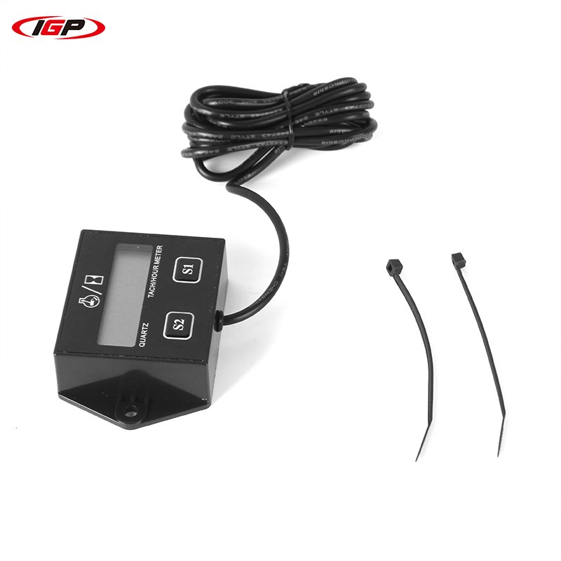 Waterproof Engine RPM Digital Engine Tach Hour Meter Tachometer