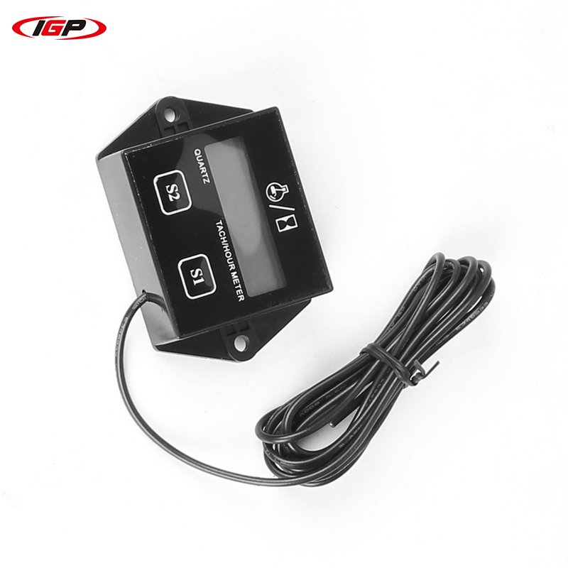 Waterproof Engine RPM Digital Engine Tach Hour Meter Tachometer