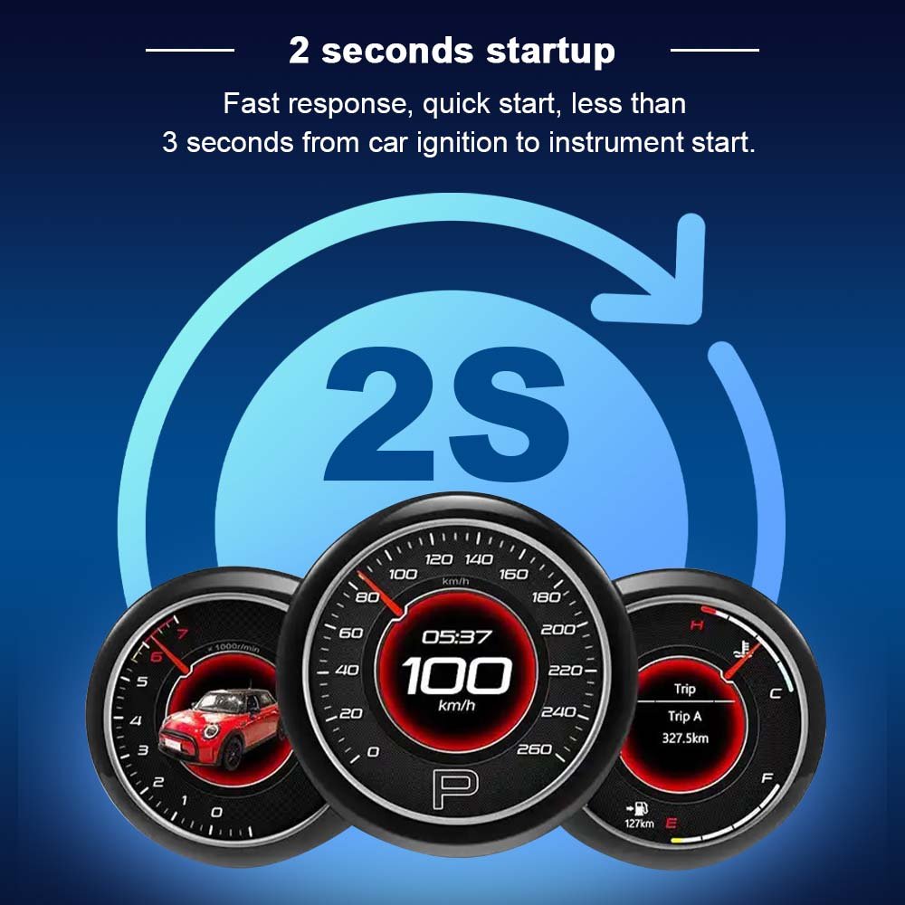 8.8inch Blue Light Anti-glare LCD Digital Dashboard Speedometer for BMW MINI Cooper 2014-2023 Car Dashboard Auto Meter