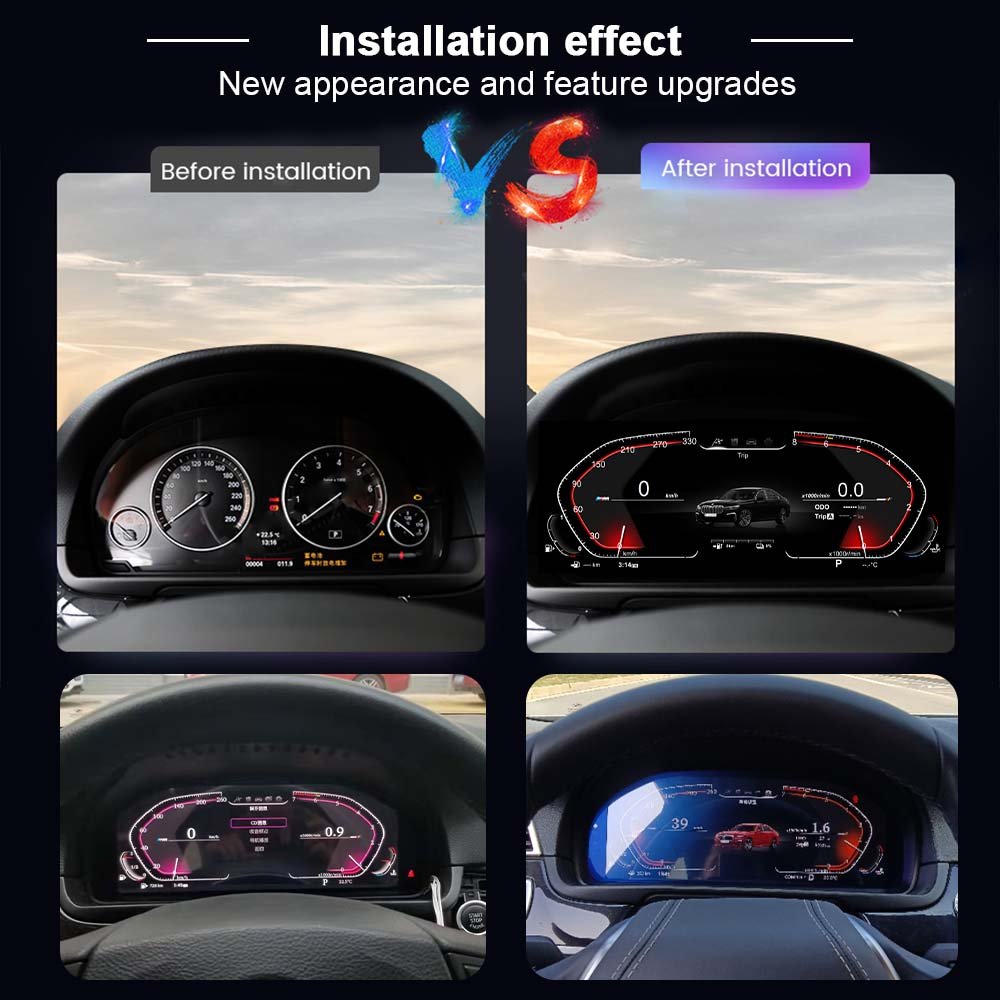 8.8inch Blue Light Anti-glare LCD Digital Dashboard Speedometer for BMW MINI Cooper 2014-2023 Car Dashboard Auto Meter