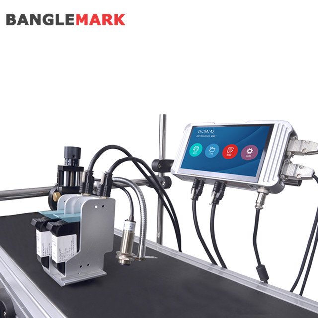 Factory Auto Multi Printing Heads Production Line Inkjet Coding logo Expiry Date Inkjet Plastic Bag Printer