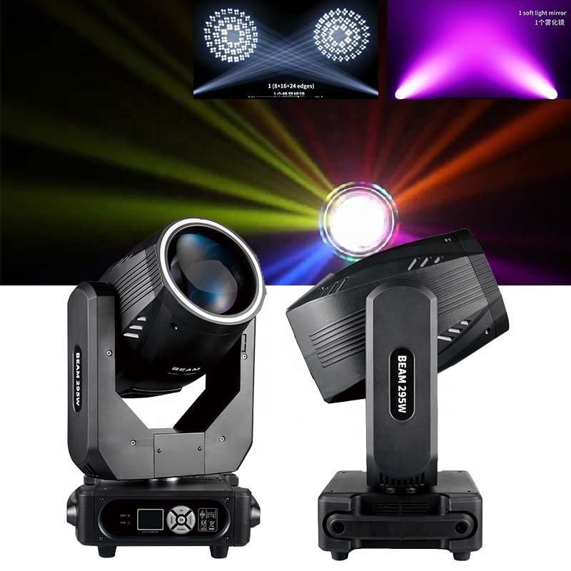 Beam 295 Moving Head Light Sharpy Moving Head 295 Beam Led Ring Stage Lights Moving Head Lights for Party Nightclub