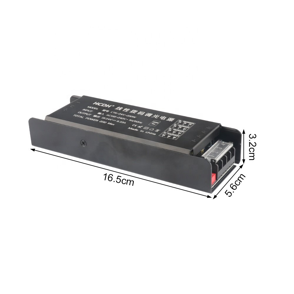 Compact Size LED Strip Light Driver 100W-400W Lighting Transformer Power Supply AC 100V-240V 110V 220V DC 24V 200W 300W 400W