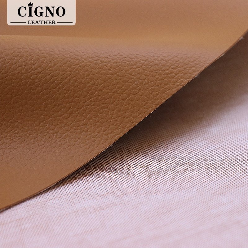 Lichi Grain PVC Auto Seat Leatherette Stretches Fit Sofa Bag Chair-Multi-Purpose Faux Leather Fabric Trusted Supplier