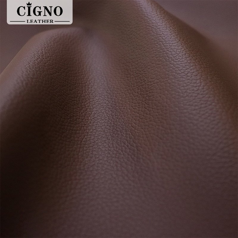 Lichi Grain PVC Auto Seat Leatherette Stretches Fit Sofa Bag Chair-Multi-Purpose Faux Leather Fabric Trusted Supplier