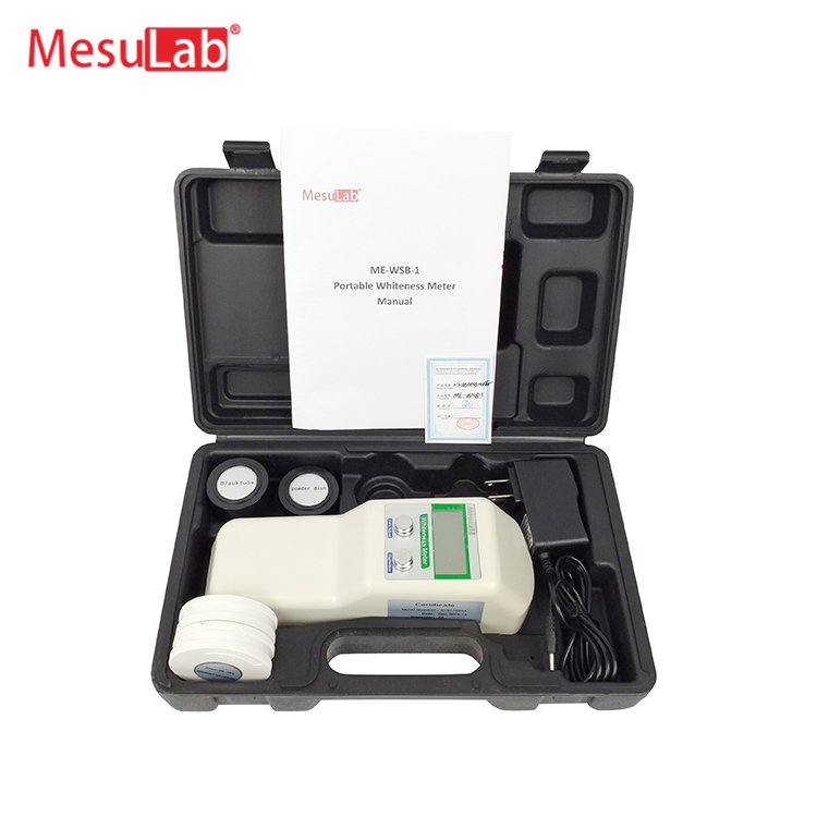 MesuLab Hot Wheat Flour Whiteness and Color Check Meter Portable Handheld Starch Whiteness Tester Ceramic Linen Whiteness Meter