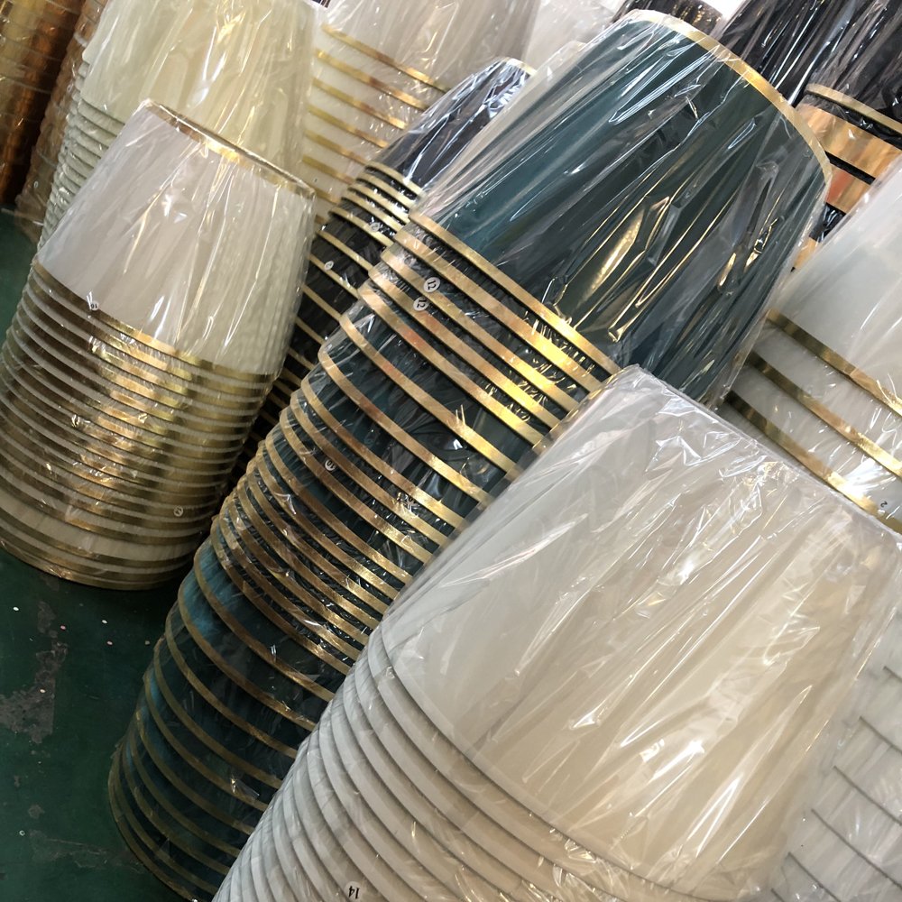 Wholesale Empire Fabric Linen Textured Lampshade Manufactures