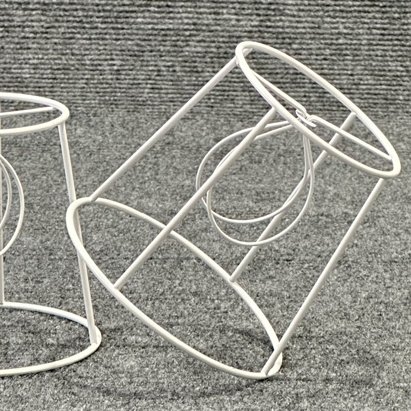 Custom-Made Empire Wire Frame Iron Regular Bulb A60 Clip Lampshade Shade Rings