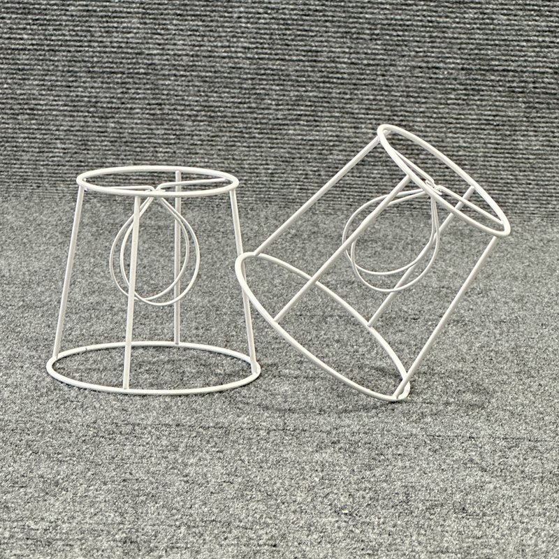 Custom-Made Empire Wire Frame Iron Regular Bulb A60 Clip Lampshade Shade Rings