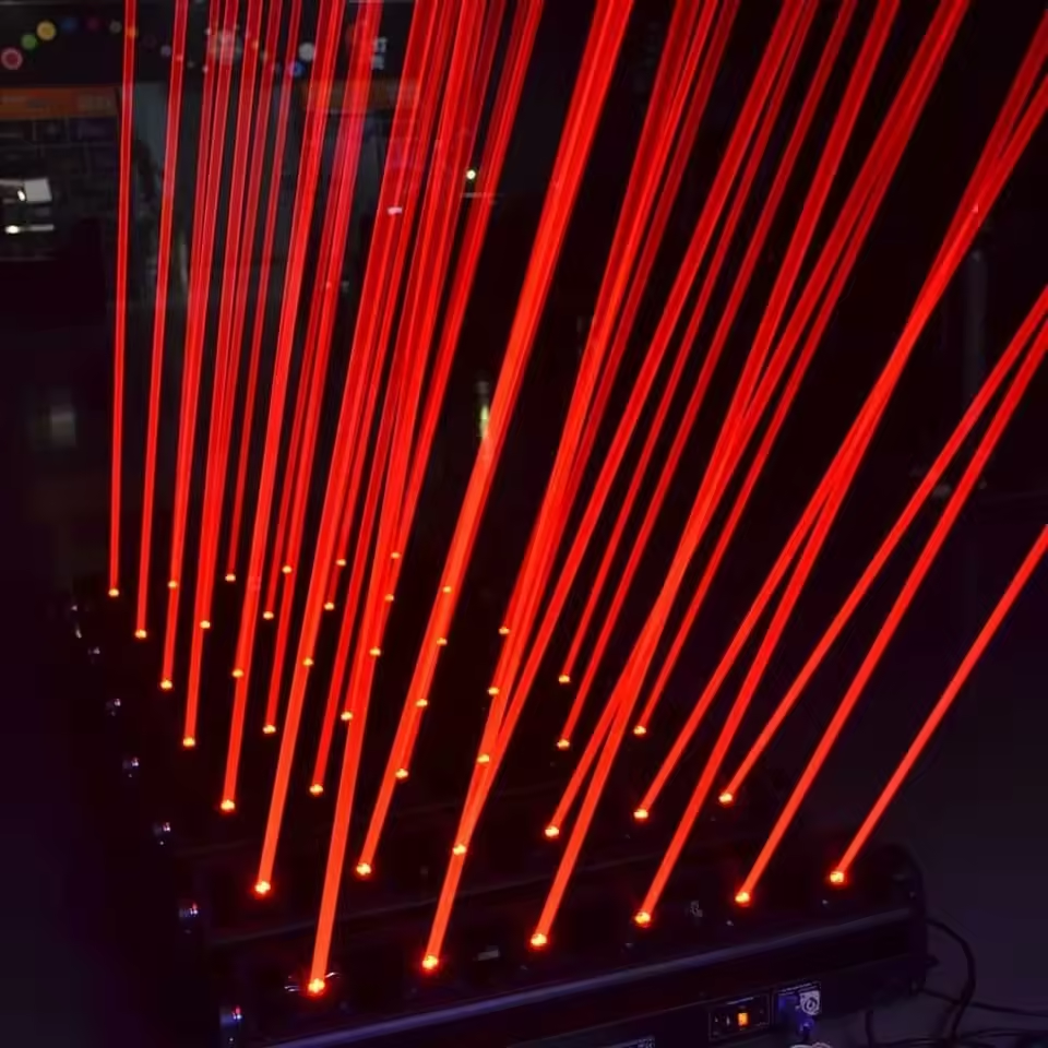 Full Color 6 Eyes Dj Laser Light Disco 500mw Rgb Lazer Light Dmx Stage Moving Head Laser Bar