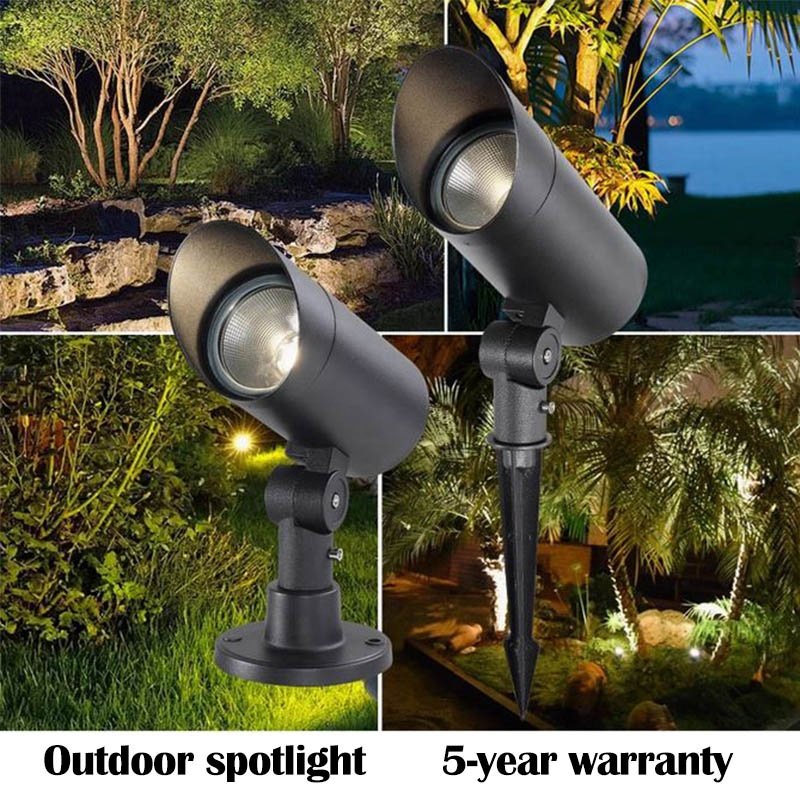 Hot Selling Wholesale Price Outdoor Landscape Courtyard Lawn Light LED Spotlight Waterproof IP65 Low-voltage Garden Spotlight
