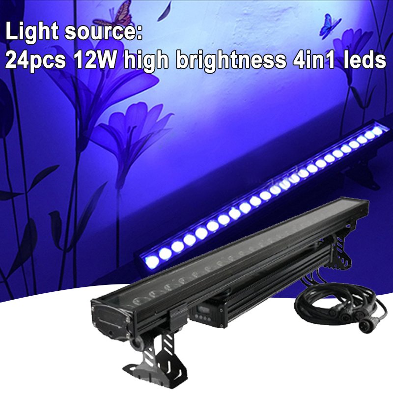 Grace 24*12W Rgbw Stage DJ Light Bar IP65 Outdoor Waterproof LED Wall Washer