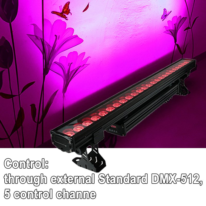 Grace 24*12W Rgbw Stage DJ Light Bar IP65 Outdoor Waterproof LED Wall Washer