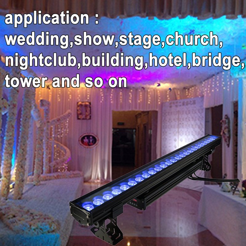 Grace 24*12W Rgbw Stage DJ Light Bar IP65 Outdoor Waterproof LED Wall Washer