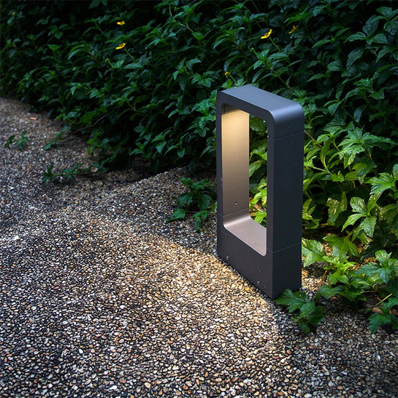 5W 10W Aluminum Waterproof 20CM 30CM 60CM 80CM Garden Light Bollard Post Lamp for Palace Villa Lawn Lighting LED Lawn Light