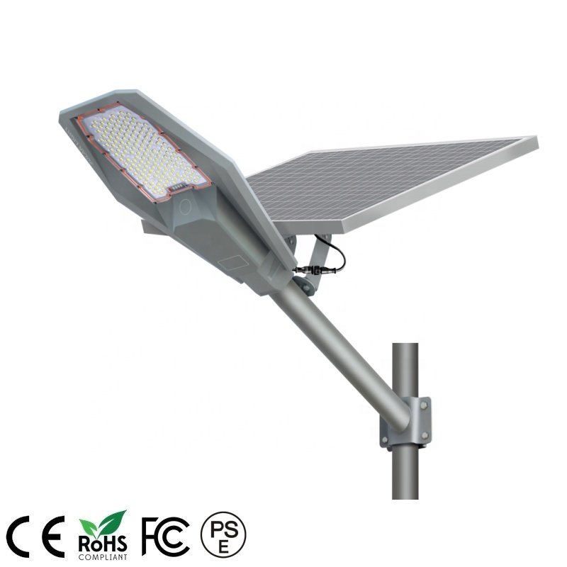 High Quality Solar Street Light 100W IP67 Waterproof Outdoor Garden Lighting With Remote Control
